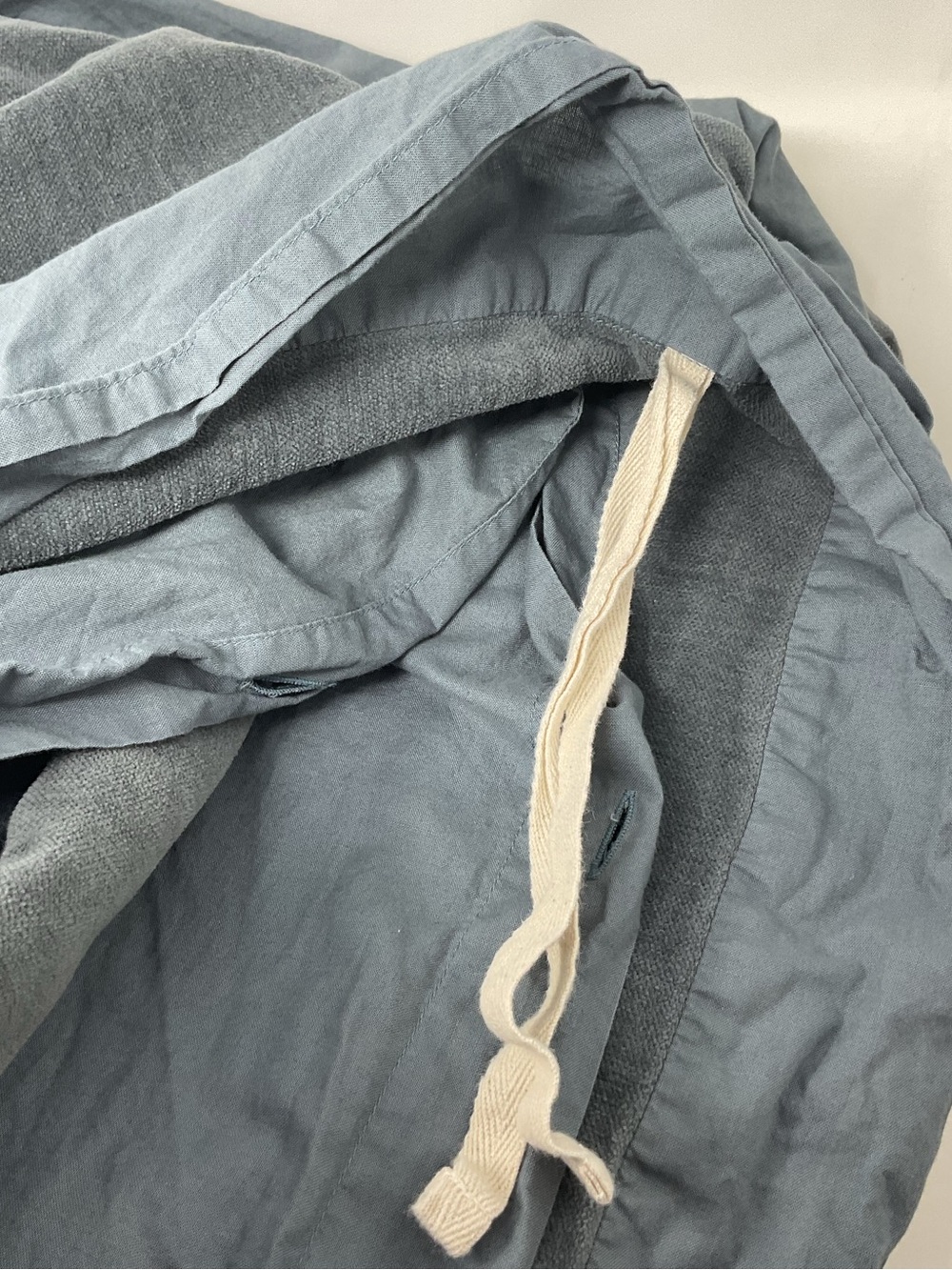 Pottery Barn Slate Blue plush Duvet Cover - Picture 4 of 6